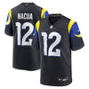 Puka Nacua Los Angeles Rams Nike 2025 Rivalries Collection Game Jersey - Midnight Blue