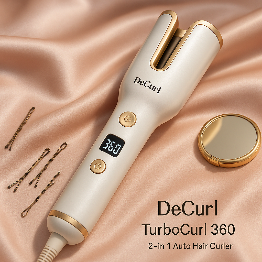 DeCurl TurboCurl 360 – 2-in-1 Auto Hair Curler