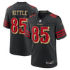 San Francisco 49ers Nike Game Rivalry Jersey - Black - George Kittle - Mens