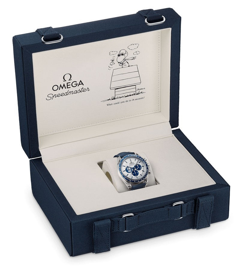 Omega Speedmaster Silver Snoopy Award Men’s Watch