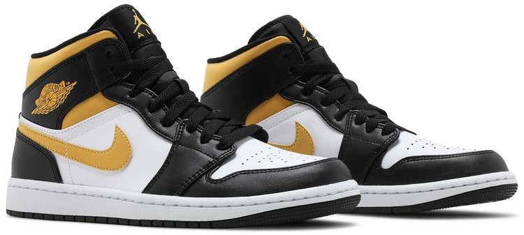 Air Jordan 1 Mid 'Black University Gold'