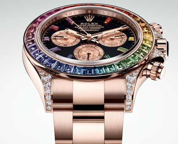 Rolex Cosmograph Daytona Everose Rainbow Watch ( 116595RBOW )