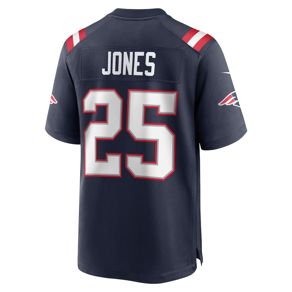 Marcus Jones New England Patriots Nike 2025 Rivalries Collection Game Jersey