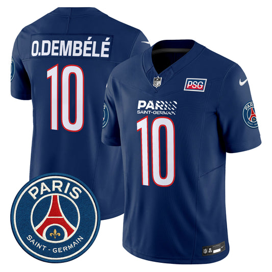 Men’s Paris Saint-Germain 2025 Soccer x Football Vapor Limited Jersey – Stitched / Customized Name Gender