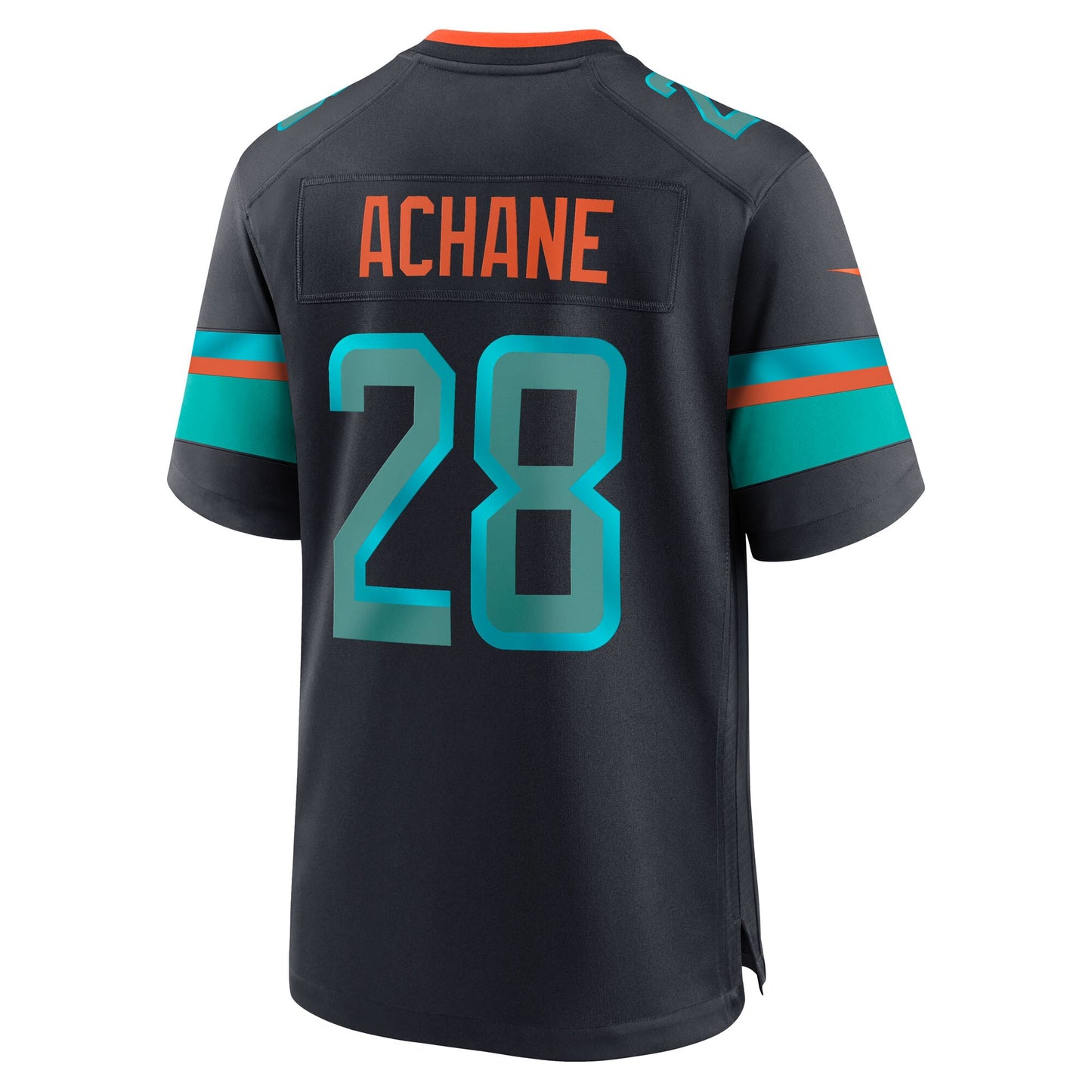 Miami Dolphins Nike Game Rivalry Jersey - Pitch Blue - De'von Achane - Mens