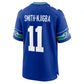 Jaxon Smith-Njigba Seattle Seahawks Nike Throwback Player Game Jersey - Royal Blue