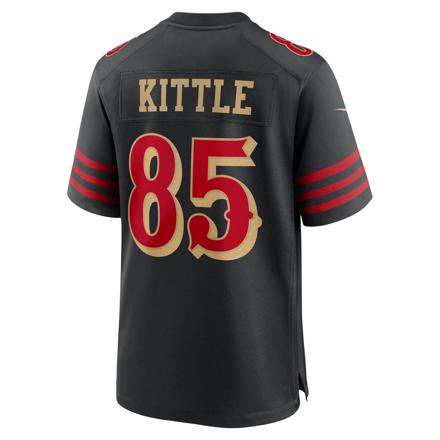 San Francisco 49ers Nike Game Rivalry  Jersey - Black - George Kittle - Mens
