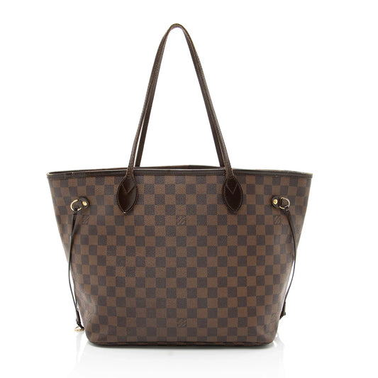 Louis Vuitton Damier Ebene Neverfull MM Tote