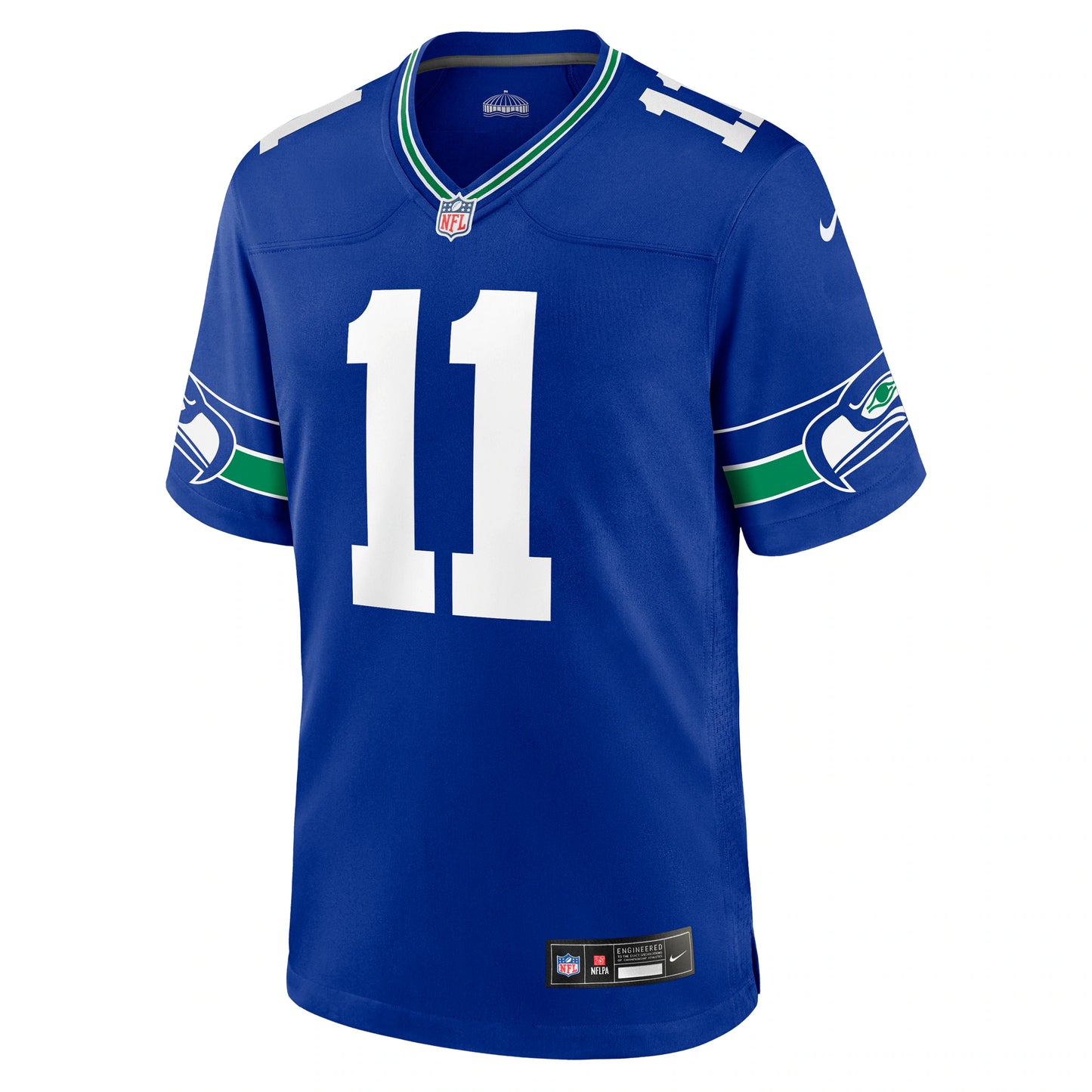 Jaxon Smith-Njigba Seattle Seahawks Nike Throwback Player Game Jersey - Royal Blue
