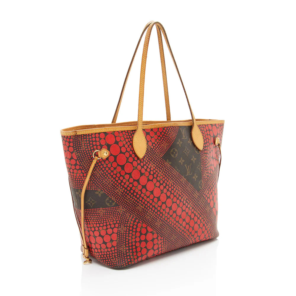 Louis Vuitton Limited Edition Monogram Canvas Kusama Neverfull MM Tote