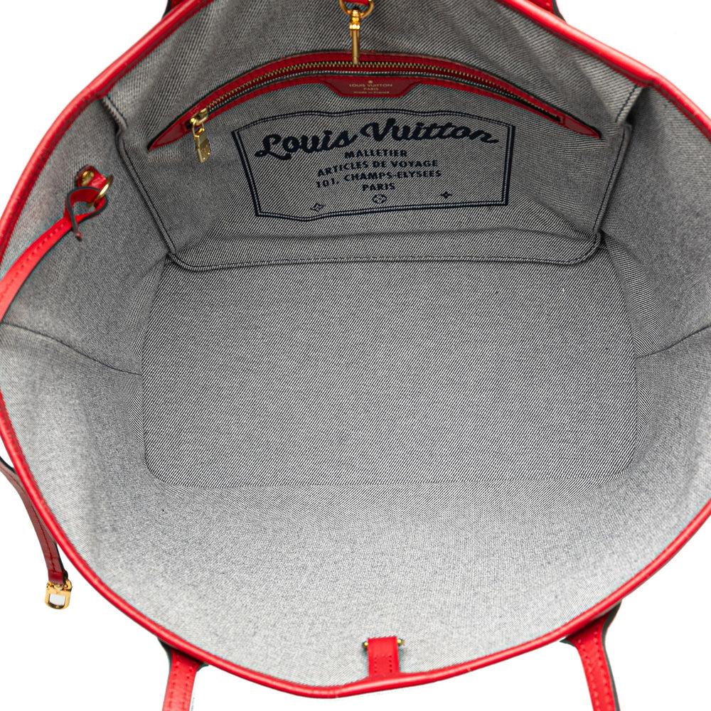 Louis Vuitton Monogram Denim Patchwork Neverfull MM