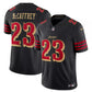 Christian McCaffrey Black Nike 2025 Rivalries Collection Game Jersey