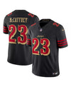 Christian McCaffrey Black Nike 2025 Rivalries Collection Game Jersey
