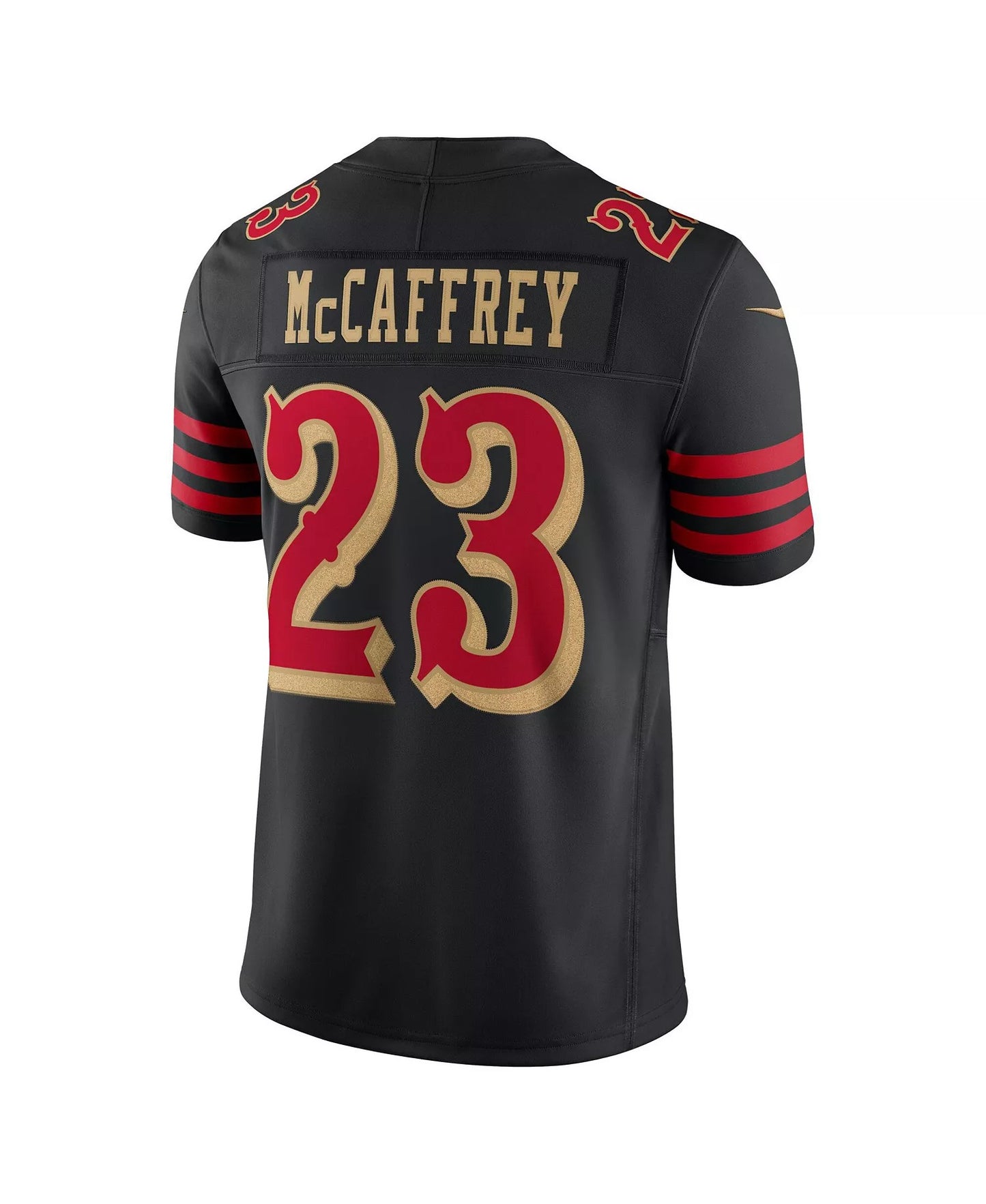 Christian McCaffrey Black Nike 2025 Rivalries Collection Game Jersey