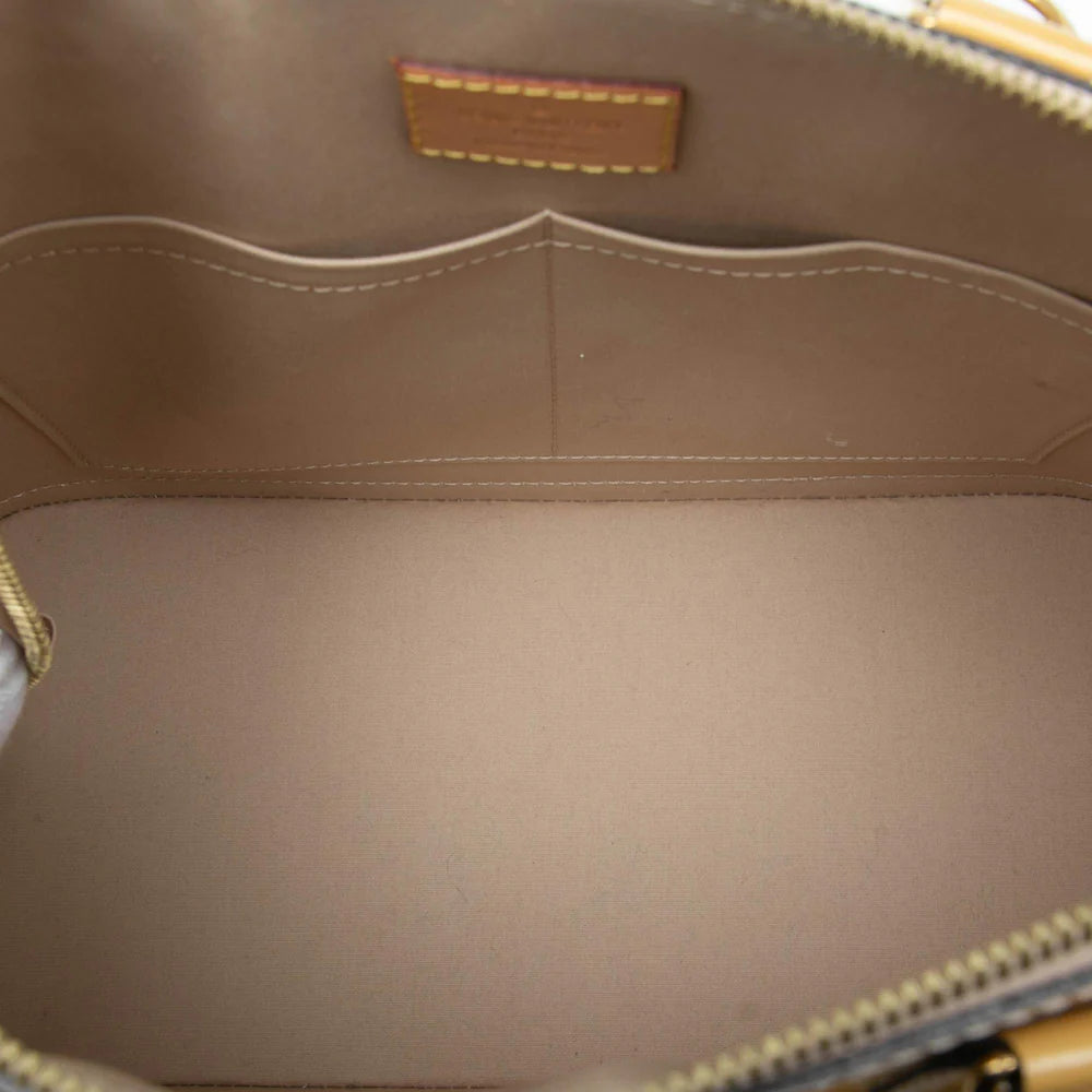 Louis Vuitton Monogram Vernis Alma PM Yellow