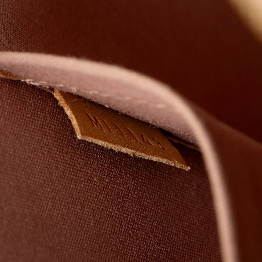 Louis Vuitton Monogram Vernis Alma BB Satchel Brown