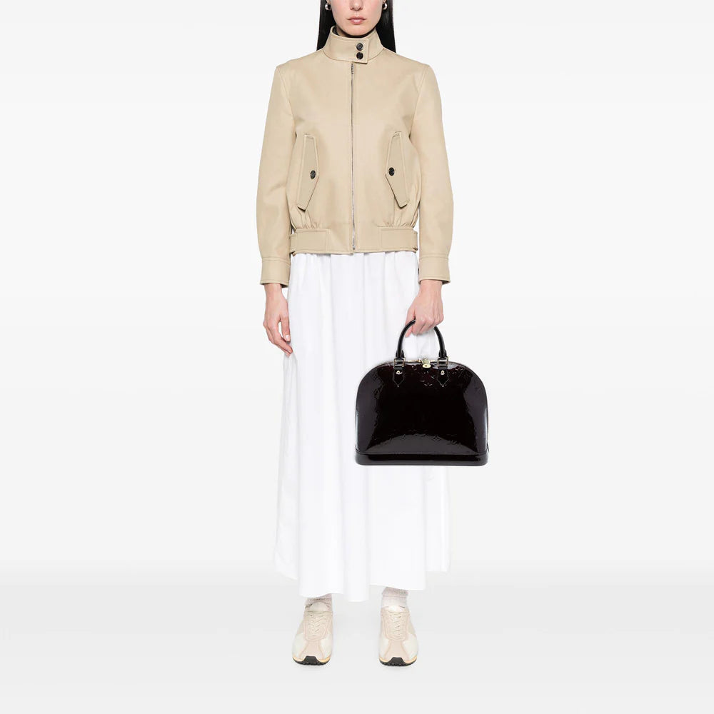 Louis Vuitton Monogram Vernis Alma MM Black