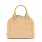 Louis Vuitton Monogram Vernis Alma BB Satchel Beige
