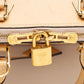Louis Vuitton Monogram Vernis Alma BB Satchel Beige