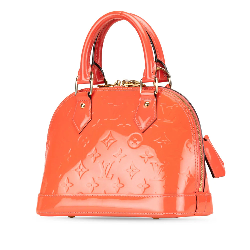 Louis Vuitton Monogram Vernis Alma BB Orange
