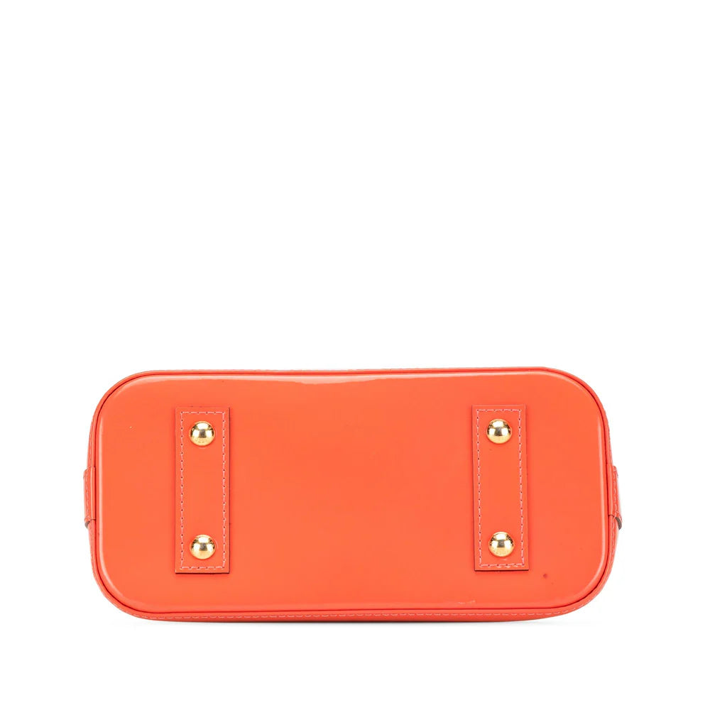 Louis Vuitton Monogram Vernis Alma BB Orange