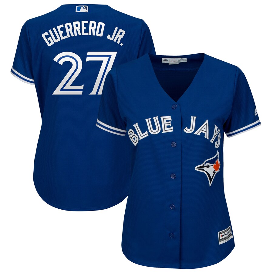 Vladimir Guerrero Jr. Toronto Blue Jays Majestic Women's Cool Base Player Jersey - Royal Blue