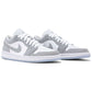 Air Jordan 1 Low White Wolf Grey Womens