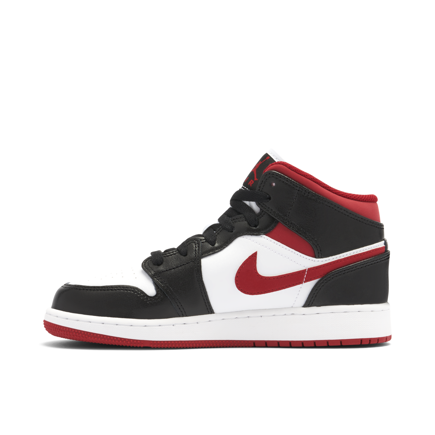 Air Jordan 1 Mid Gym Red Black White (GS)