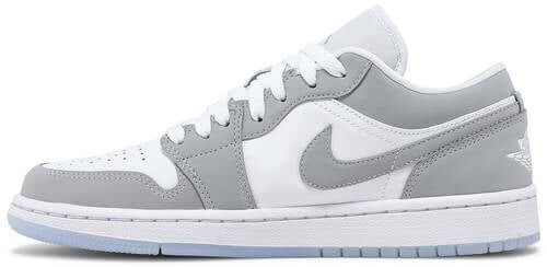 Air Jordan 1 Low White Wolf Grey Womens