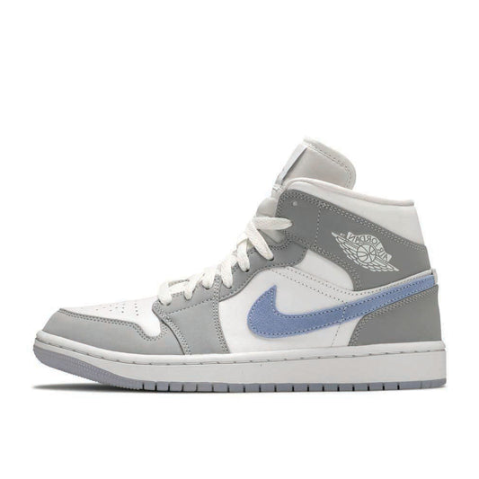 Air Jordan 1 Mid Wmns 'Wolf Grey Aluminum'