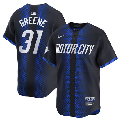 Riley Greene Detroit Tigers Nike 2024 City Connect Limited Jersey – Navy / Custom Name Gender