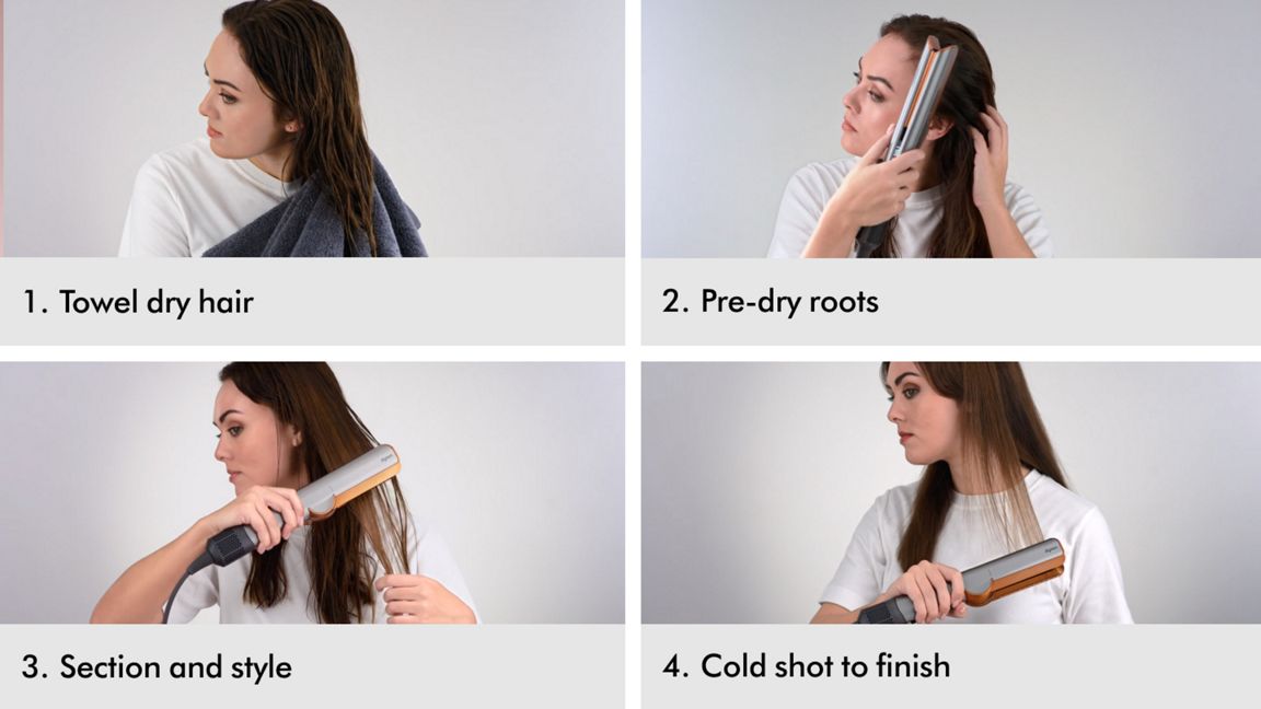 Dyson Airstrait Straightener Ceramic Pink/Rose Gold