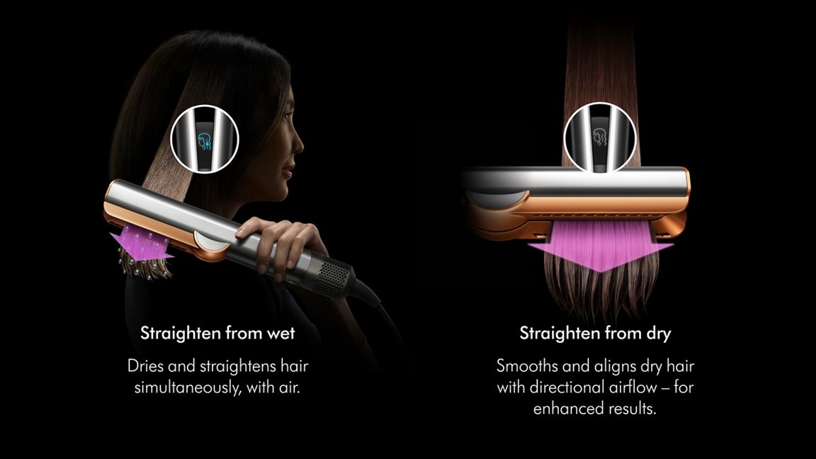 Dyson Airstrait Straightener Ceramic Pink/Rose Gold