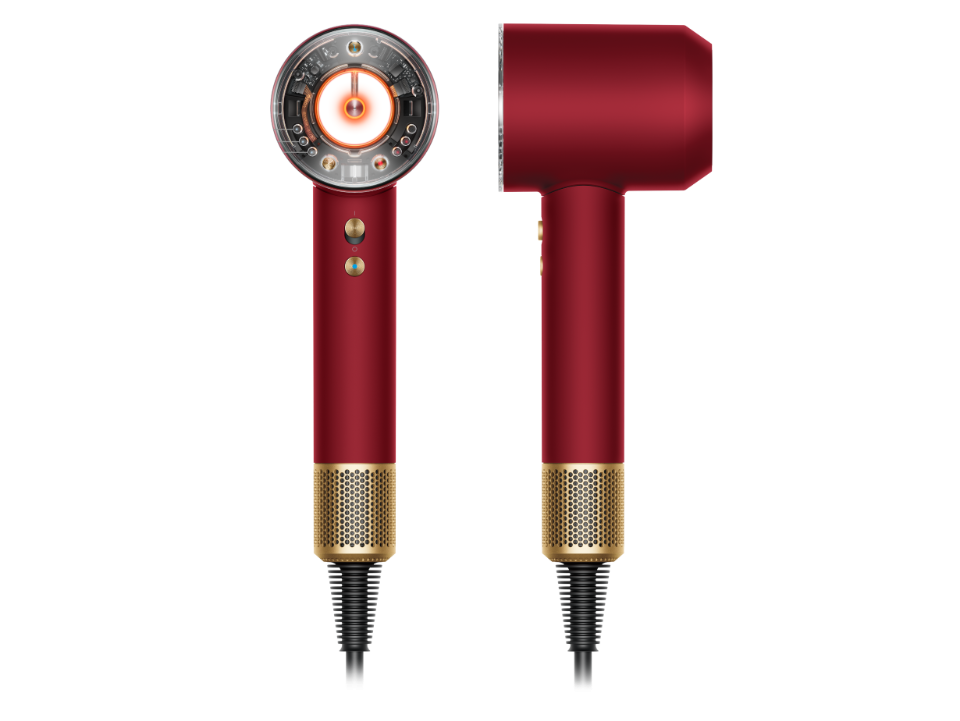 Dyson Supersonic Nural Hair Dryer Red Velvet Gold