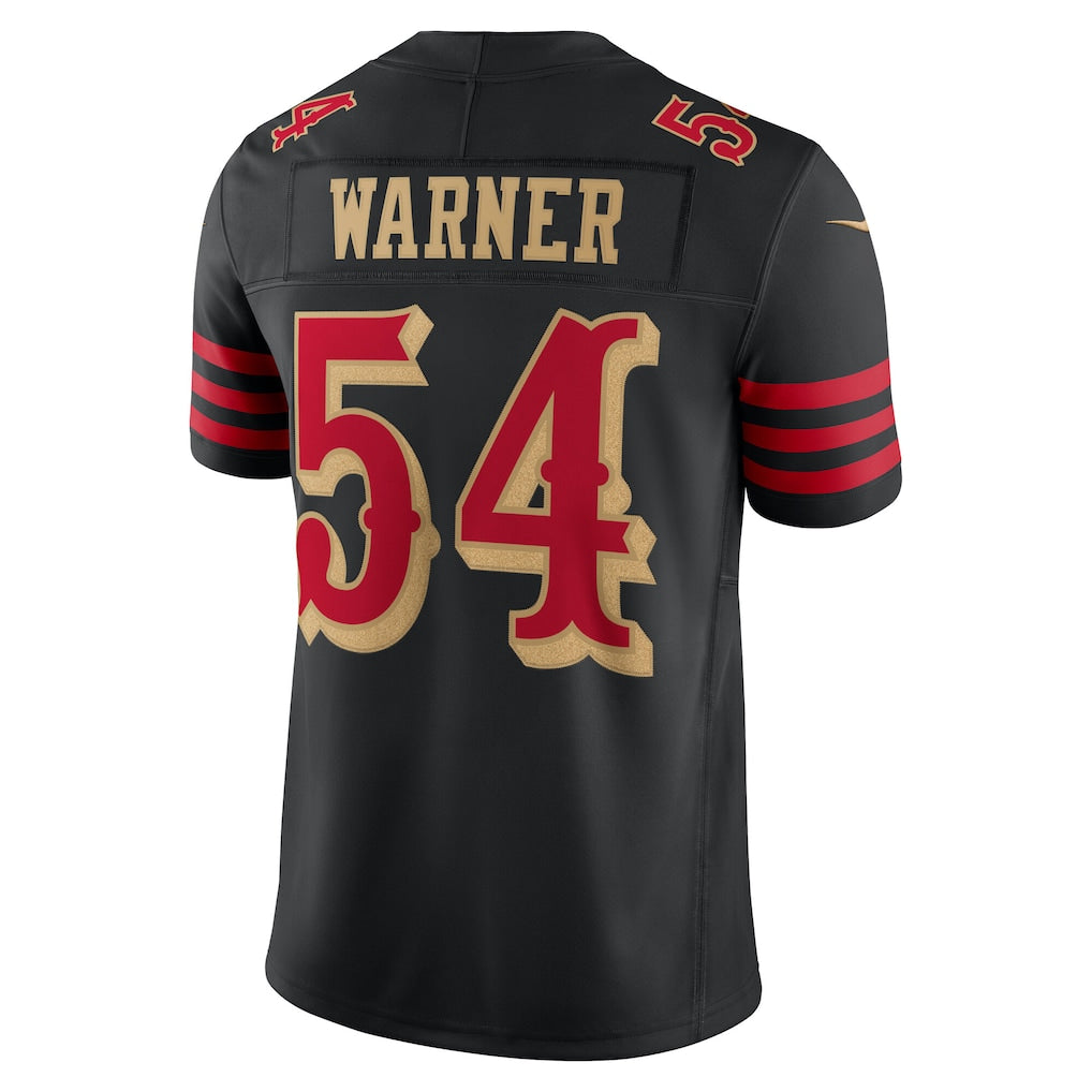 Fred Warner Black Nike 2025 Rivalries Collection Game Jersey