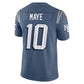 Drake Maye New England Patriots Nike 2025 Rivalries Collection Game Jersey - Storm Blue