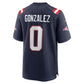 Christian Gonzalez New England Patriots Nike 2025 Rivalries Collection Game Jersey