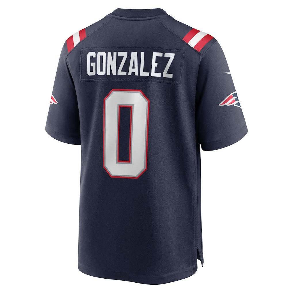 Christian Gonzalez New England Patriots Nike 2025 Rivalries Collection Game Jersey