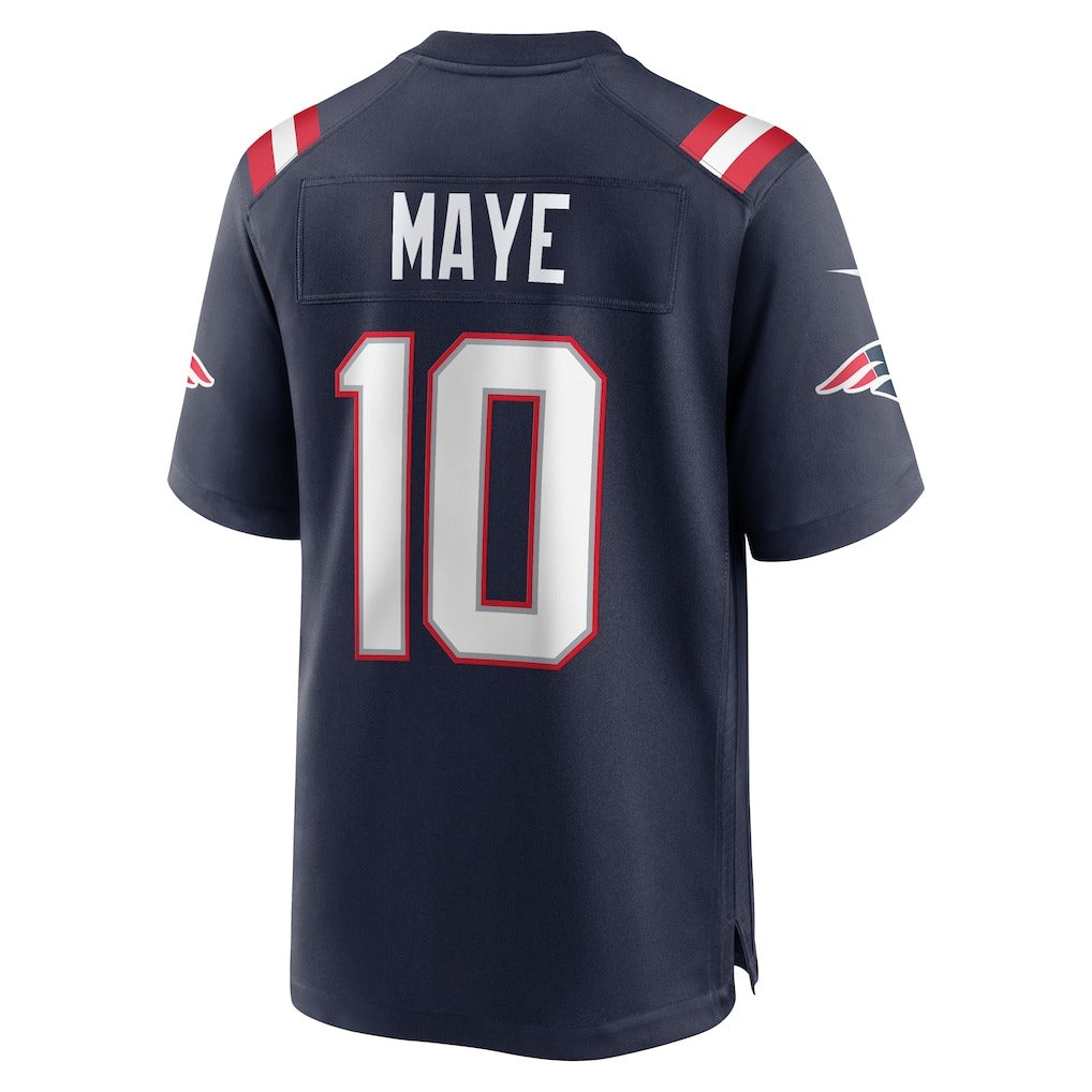 Drake Maye New England Patriots Nike 2025 Rivalries Collection Game Jersey - Midnight Navy