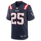 Marcus Jones New England Patriots Nike 2025 Rivalries Collection Game Jersey