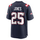 Marcus Jones New England Patriots Nike 2025 Rivalries Collection Game Jersey