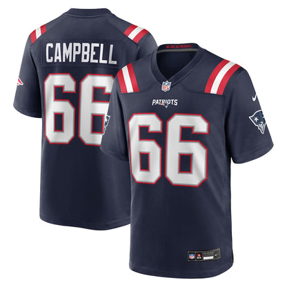 Will Campbell New England Patriots Nike 2025 Rivalries Collection Game Jersey