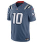 Drake Maye New England Patriots Nike 2025 Rivalries Collection Game Jersey - Storm Blue